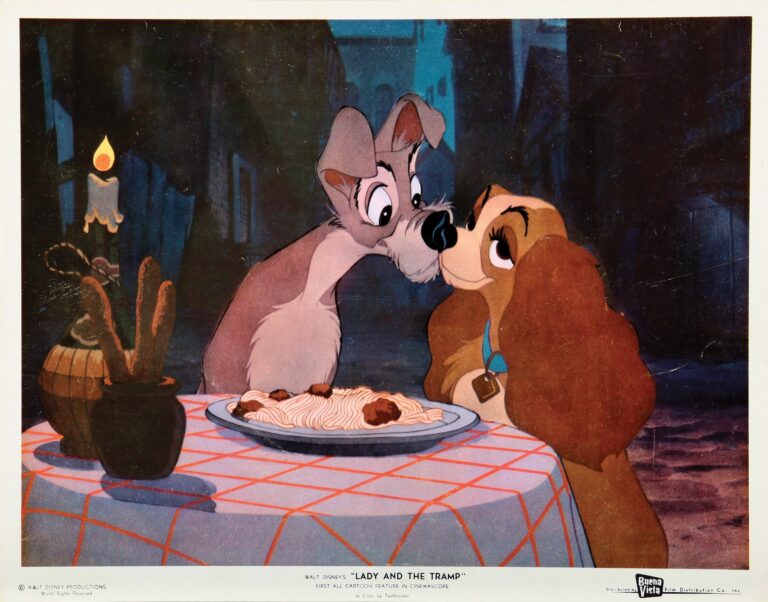 "Lady And The Tramp" lobbycard (LMPC via Getty Images)