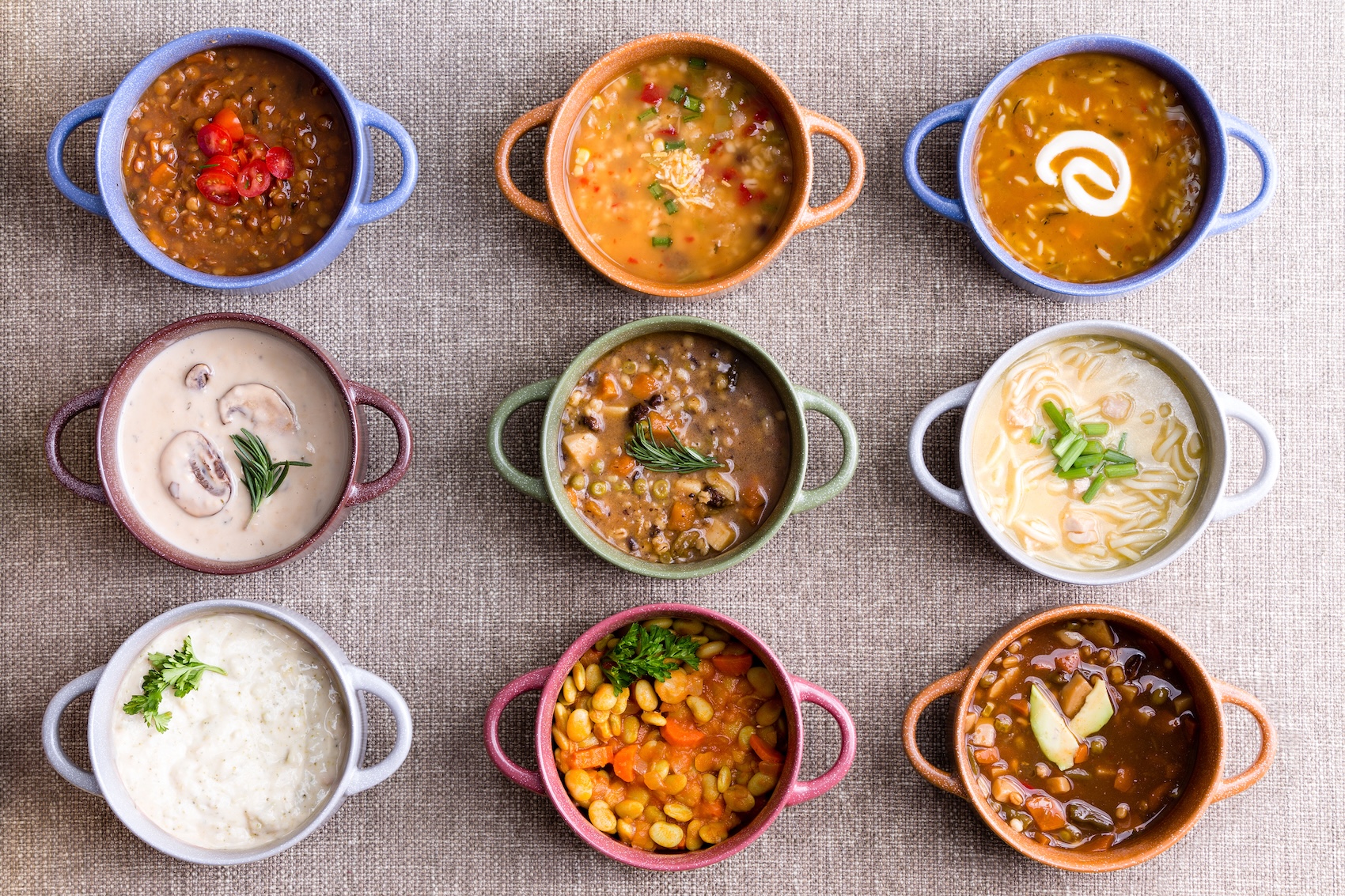 Assorted soups (Ozgur Coskun/Getty Images)