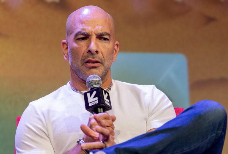 Peter Attia at the Featured Session "Peter Attia: The Science and Art of Longevity" during SXSW Conference & Festivals in the Hilton Austin Downtown on March 8, 2025 in Austin, Texas. (Photo by Renee Dominguez/Getty Images)