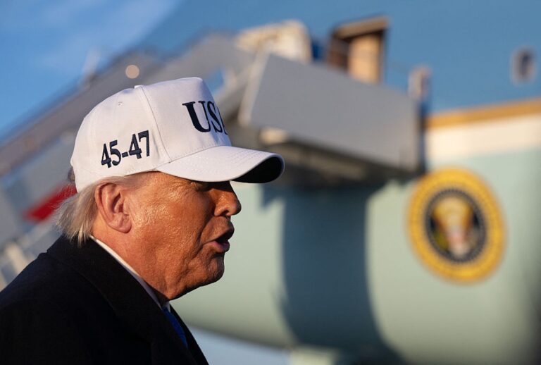 As the U.S. and Israeli strikes on Iran continue and the number of American casualties climbs, President Donald Trump is insisting everything is fine. (SAUL LOEB / AFP via Getty Images)