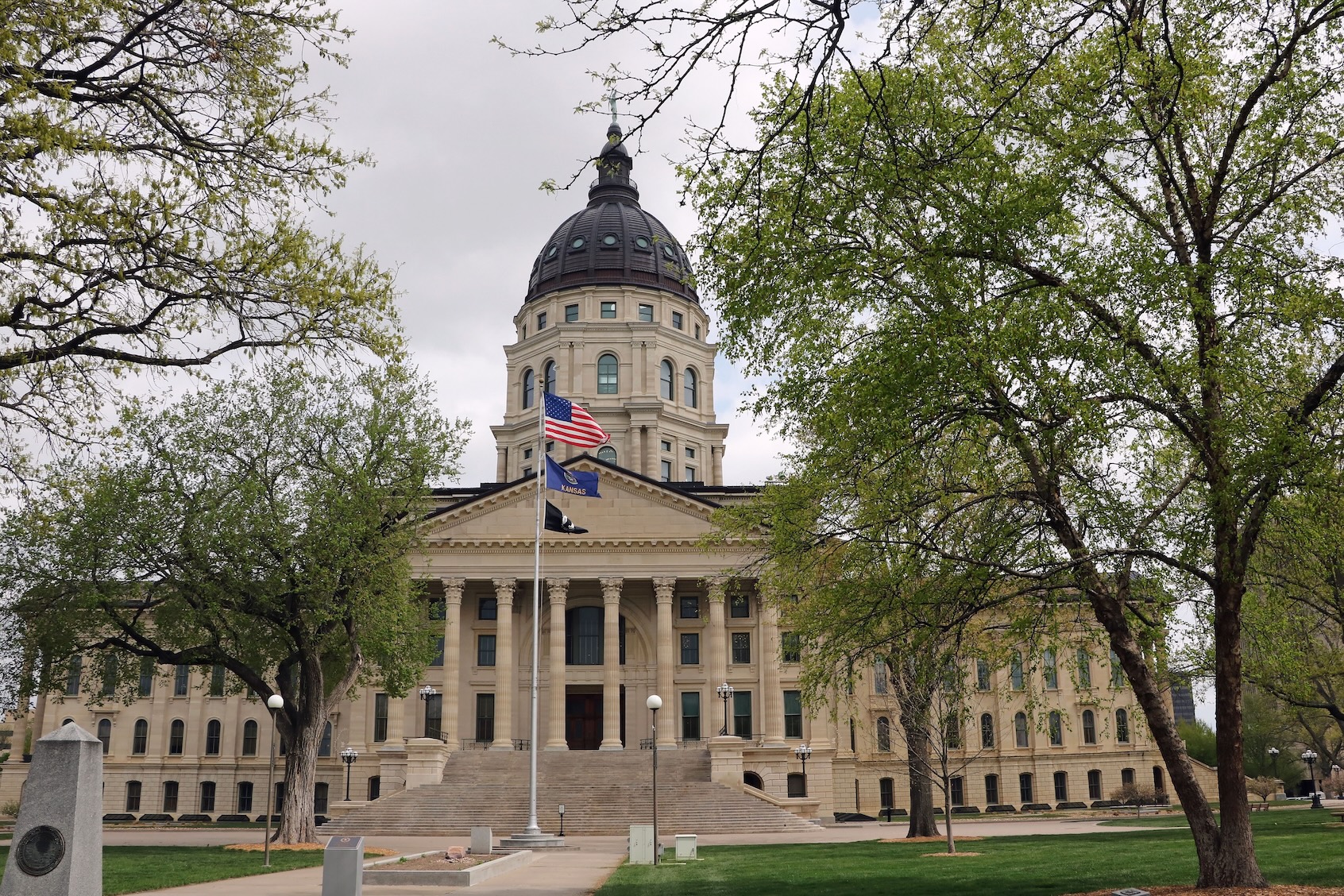 The Kansas state capitol in Topeka. (Photo by Don and Melinda Crawford/Getty Images)