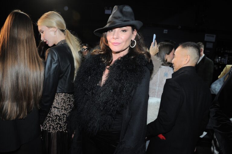 Luann de Lesseps attends Frederick Anderson Fall 2026 Collection Fashion Show on February 11, 2026. (Photo by Paul Bruinooge/Getty Images)