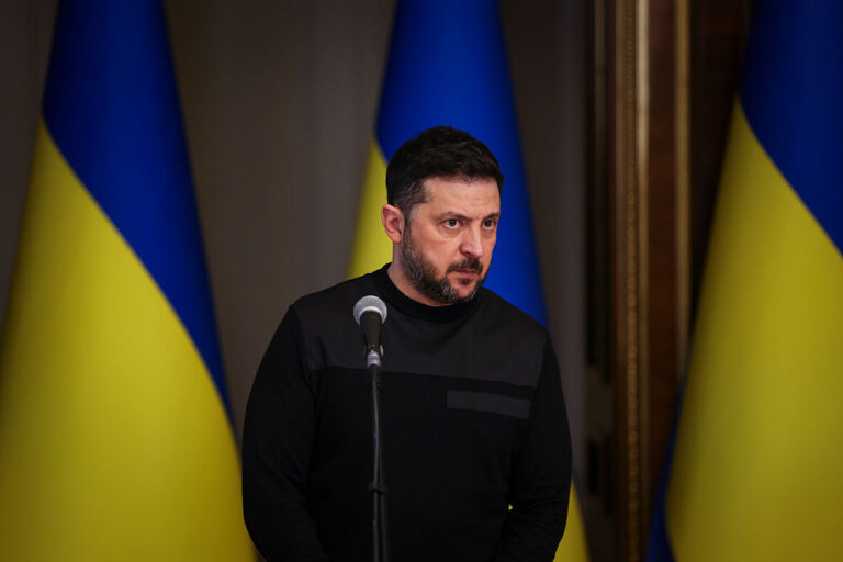 Ukrainian President Volodymyr Zelenskyy continues to try to find allies for the Ukraine-Russia War. He warned about the newest development with the Iran War might be at best a distraction, and at worst a revenue stream to Russia. (Maksym Kishka / Frontliner / Getty Images)