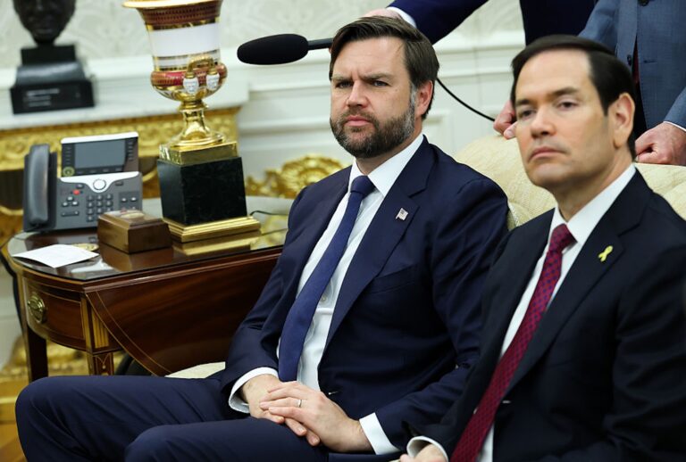 Vice President JD Vance and Secretary of State Marco Rubio (Anna Moneymaker/Getty Images)