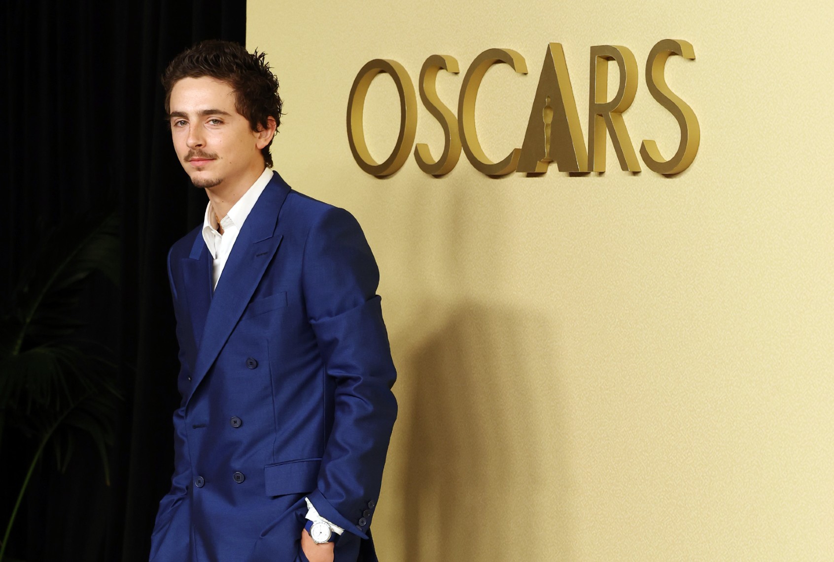 Timothée Chalamet attends the 98th Oscar Nominees Luncheon (Monica Schipper/WireImage/Getty Images)