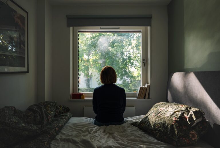 A woman grieving her parents (Justin Paget/Getty Images)