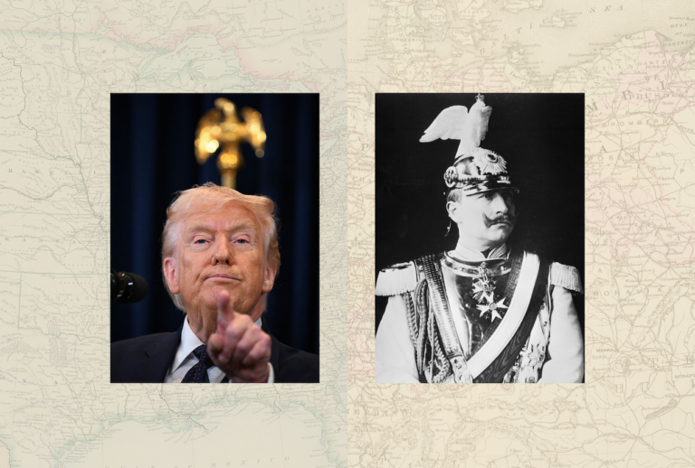 President Donald Trump and Kaiser Wilhelm II (Illustration by Getty Images/Salon)