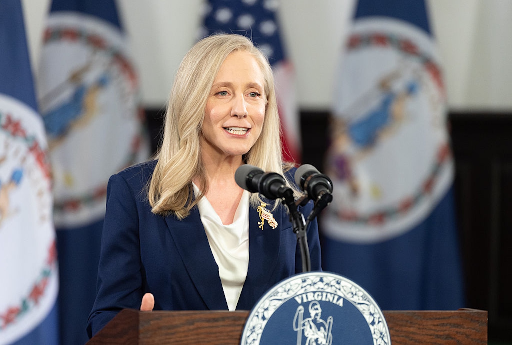 Virginia Gov. Abigail Spanberger (Mike Kropf/Getty Images)