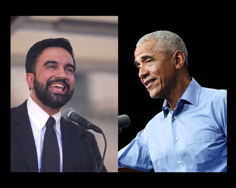 NYC Mayor Zohran Mamdani and former President Barack Obama met for the first time at a Bronx pre-K center to read to the students and highlight their mutual focus on early education policies. (Anadolu / Win McNamee / Getty Images)