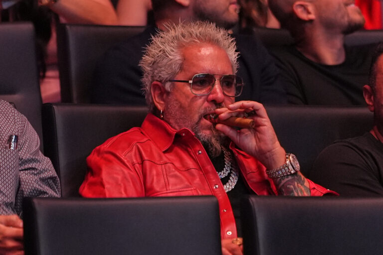 Guy Fieri attends UFC 327 at Kaseya Center on April 11, 2026 in Miami, Florida (Julia Demaree Nikhinson - Pool/Getty Images)
