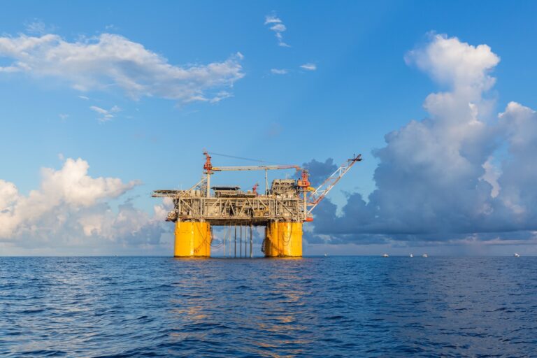 Offshore petroleum drilling rig in the Gulf of Mexico (Getty Images)