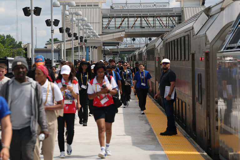 Transportation to major events is always part of the planning and can add to the already pricey endeavor. This summer's World Cup at MetLife Park in New Jersey is no exception, with a train ticket from Manhattan costing 12 times the normal fare for ticketholders. (Luke Hales / Getty Images)