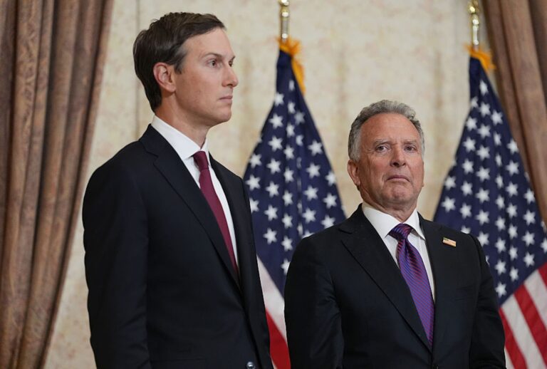 Jared Kushner and Steve Witkoff serve as President Donald Trump's special envoys for peace (Jacquelyn Martin - Pool/Getty Images)
