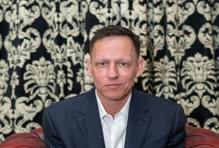 Peter Thiel is launching Objective AI, which would function as a paid "truth tribunal" for people aggrieved against journalists (Nordin Catic/Getty Images for The Cambridge Union)