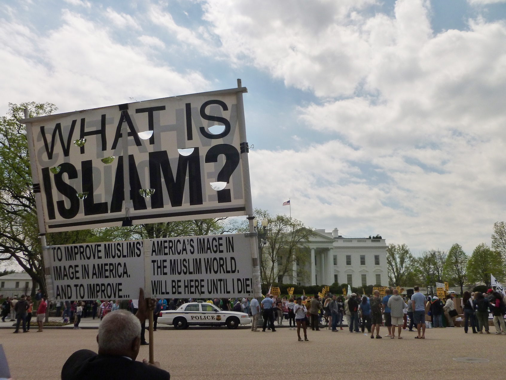 Mohammad Ali Salih outside the White House, April 13, 2013. (Shannon Curran/AFP via Getty Images)