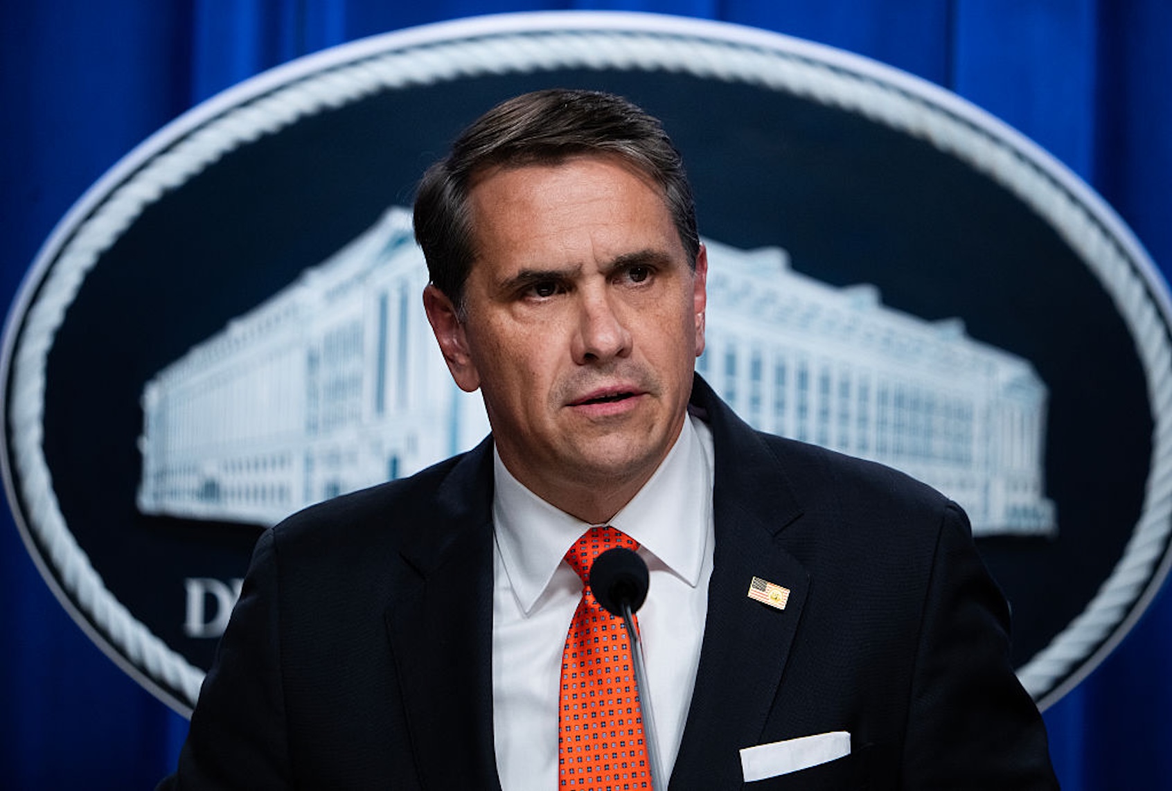 Acting Attorney General Todd Blanche made it clear his job is to serve the president (Tom Williams/CQ-Roll Call, Inc via Getty Images)