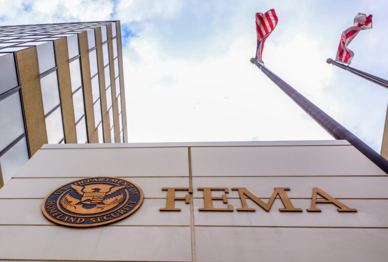 The Federal Emergency Management Agency headquarters building on March 30, 2026, in Washington, DC. (Photo by J. David Ake/Getty Images)