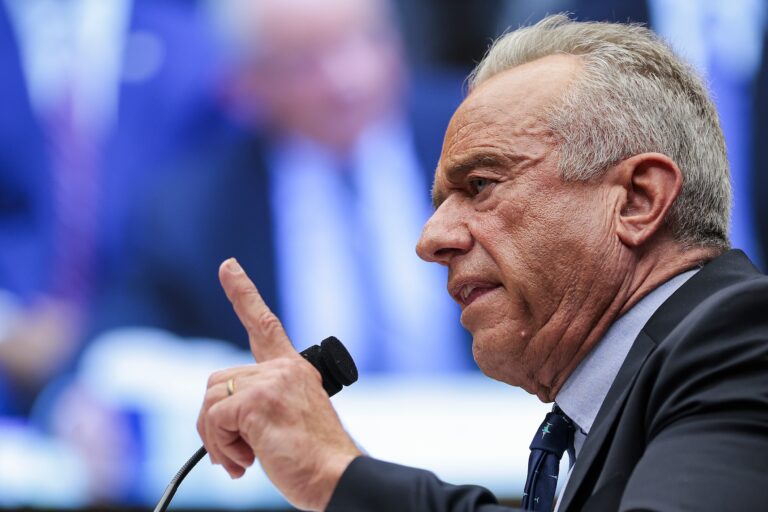Health and Human Services Secretary Robert F. Kennedy Jr. testifies during a hearing of the House Education And Workforce Committee on Capitol Hill on April 17, 2026 in Washington, DC. (Photo by Heather Diehl/Getty Images)