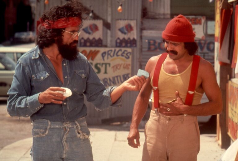 Tommy Chong and Cheech Marin in "Up In Smoke" (Michael Ochs Archives/Getty Images)
