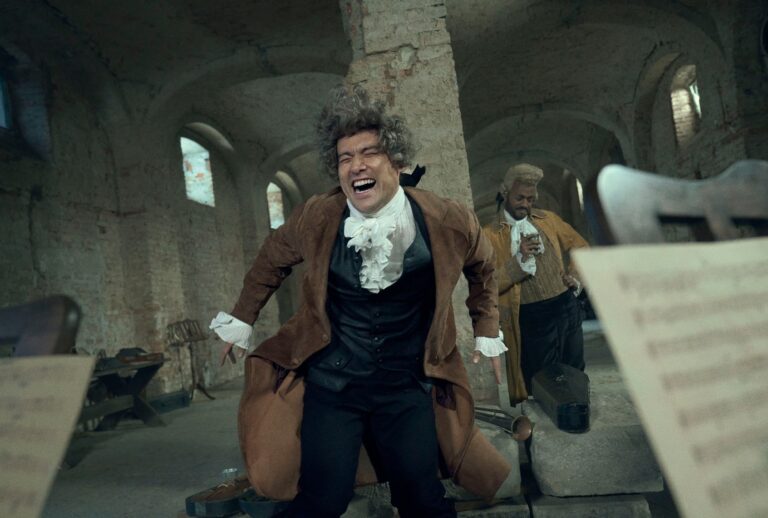 Will Sharpe in "Amadeus." (Starz)