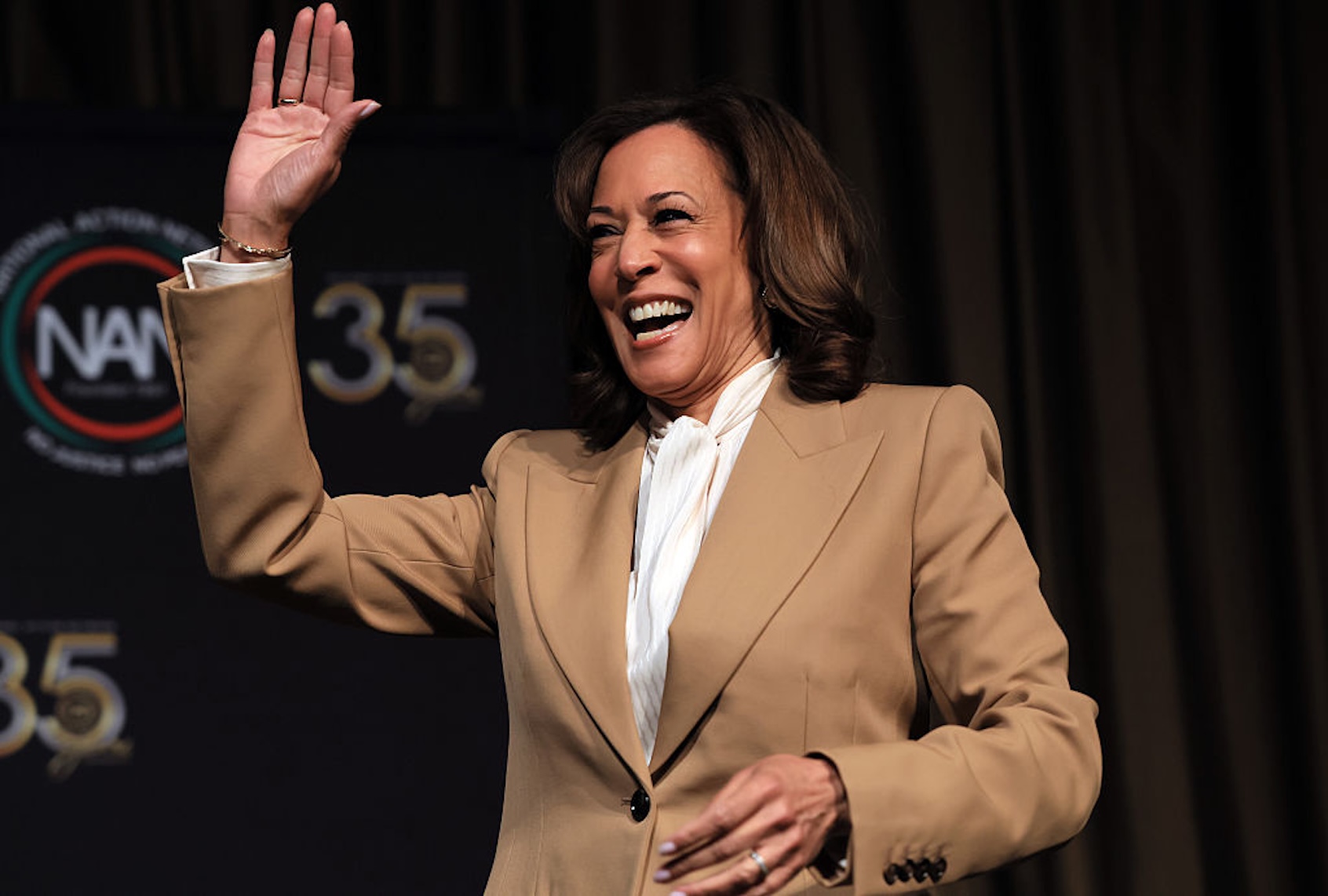 The Democratic National Committee is boosting Kamala Harris for 2028