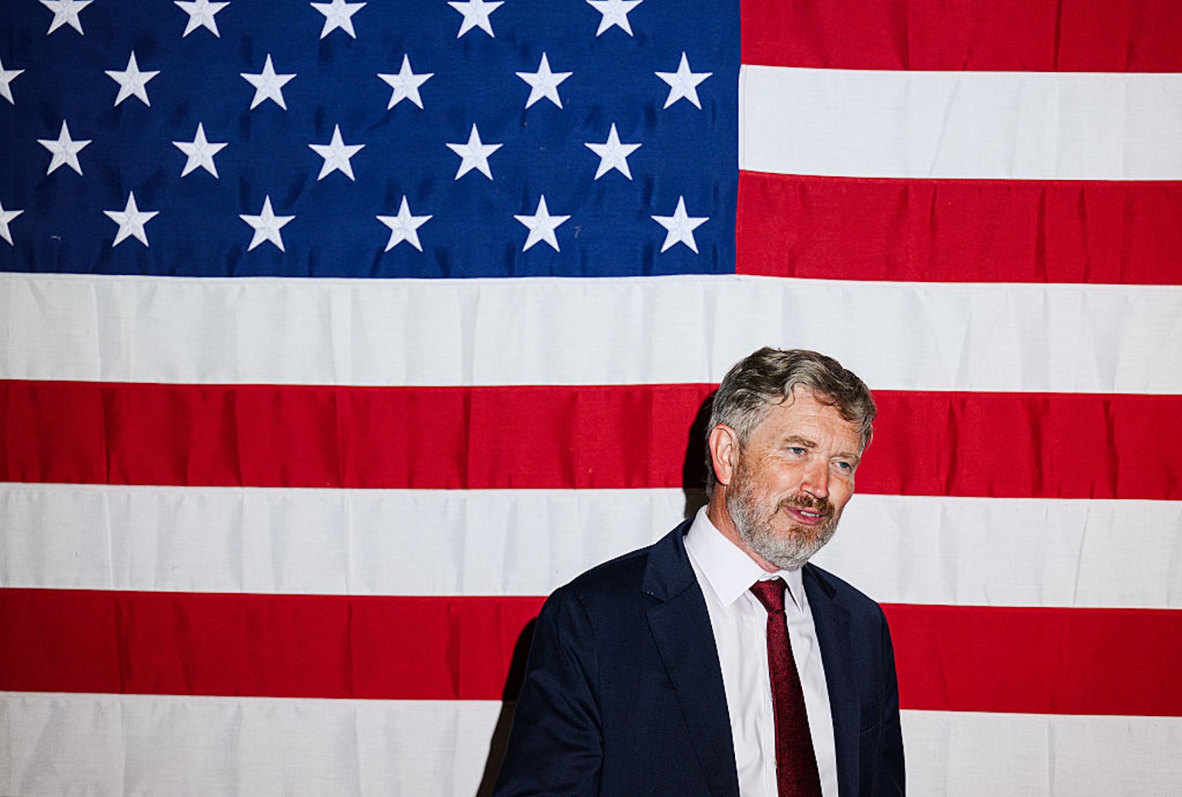 Kentucky Rep. Thomas Massie lost the Republican congressional primary after he was targeted by a political smear ad generated by AI (Jon Cherry/Getty Images)
