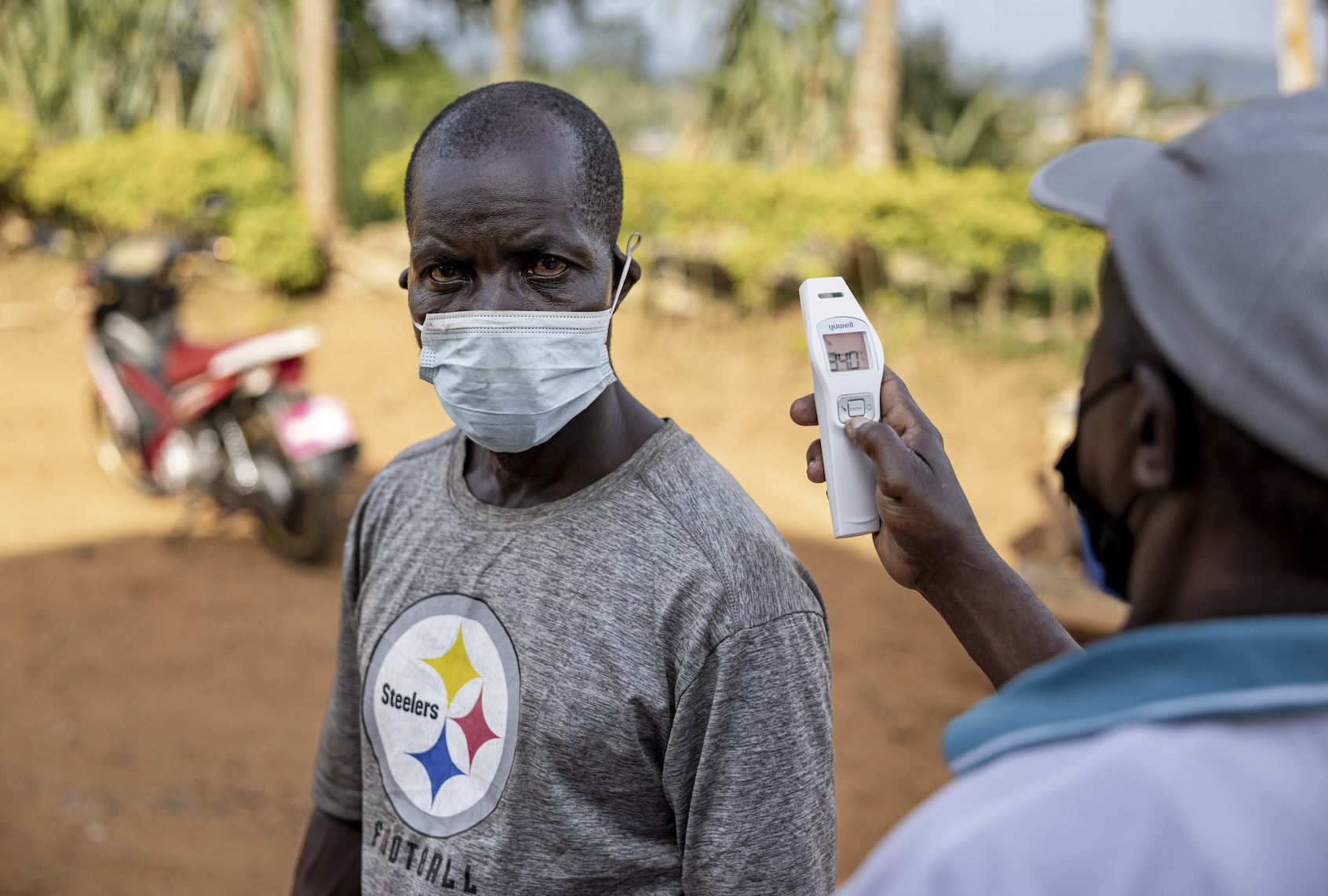 The current Ebola epidemic in the DRC is caused by the Bundibugyo virus for which there are no approved vaccines. (Photo by Michel Lunanga/Getty Images)