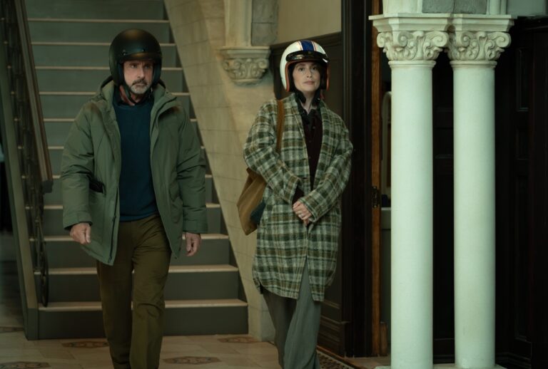 Steve Carell and Charly Clive in "Rooster" (Katrina Marcinowski/HBO)