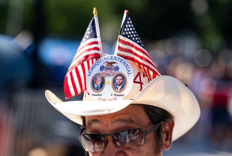 The Great American State Fair in Washington, D.C., has become a celebration of Donald Trump (Al Drago/Getty Images)