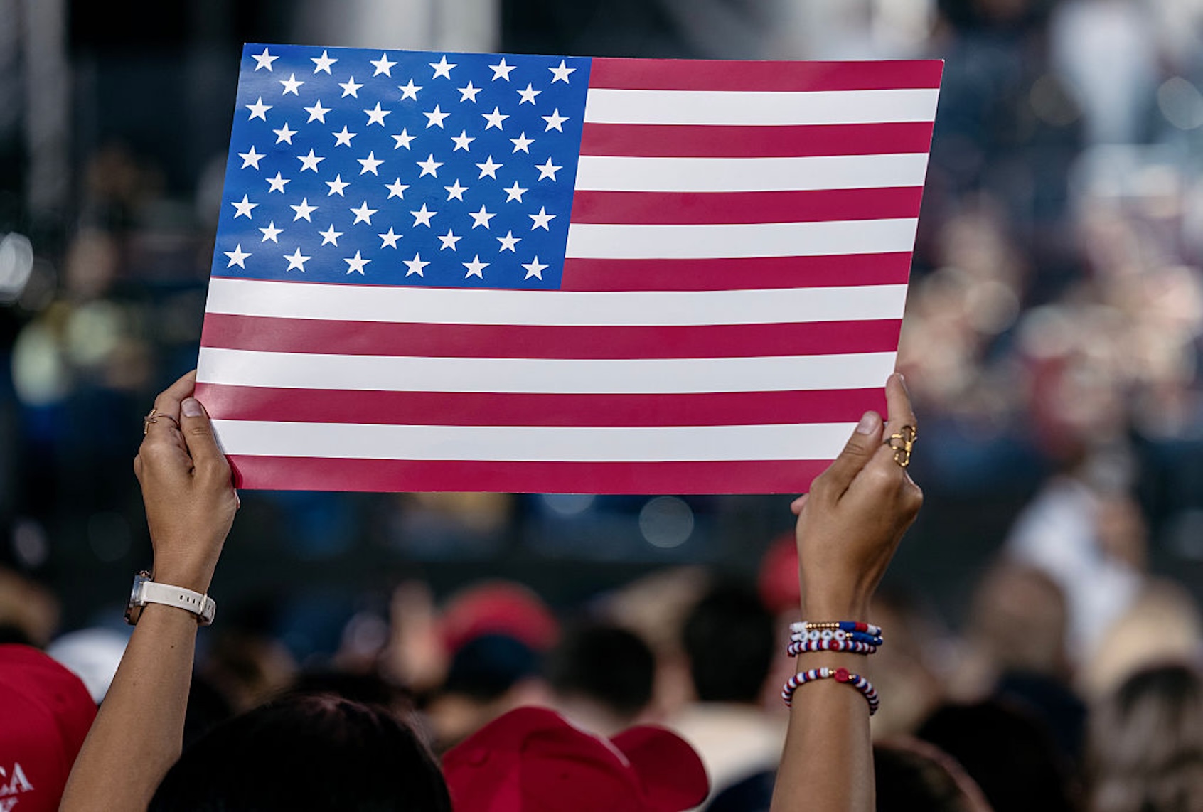 According to a new Gallup poll, most Americans believe the signers of the Declaration of Independence would be disappointed in America today. (Probal Rashid/LightRocket via Getty Images)