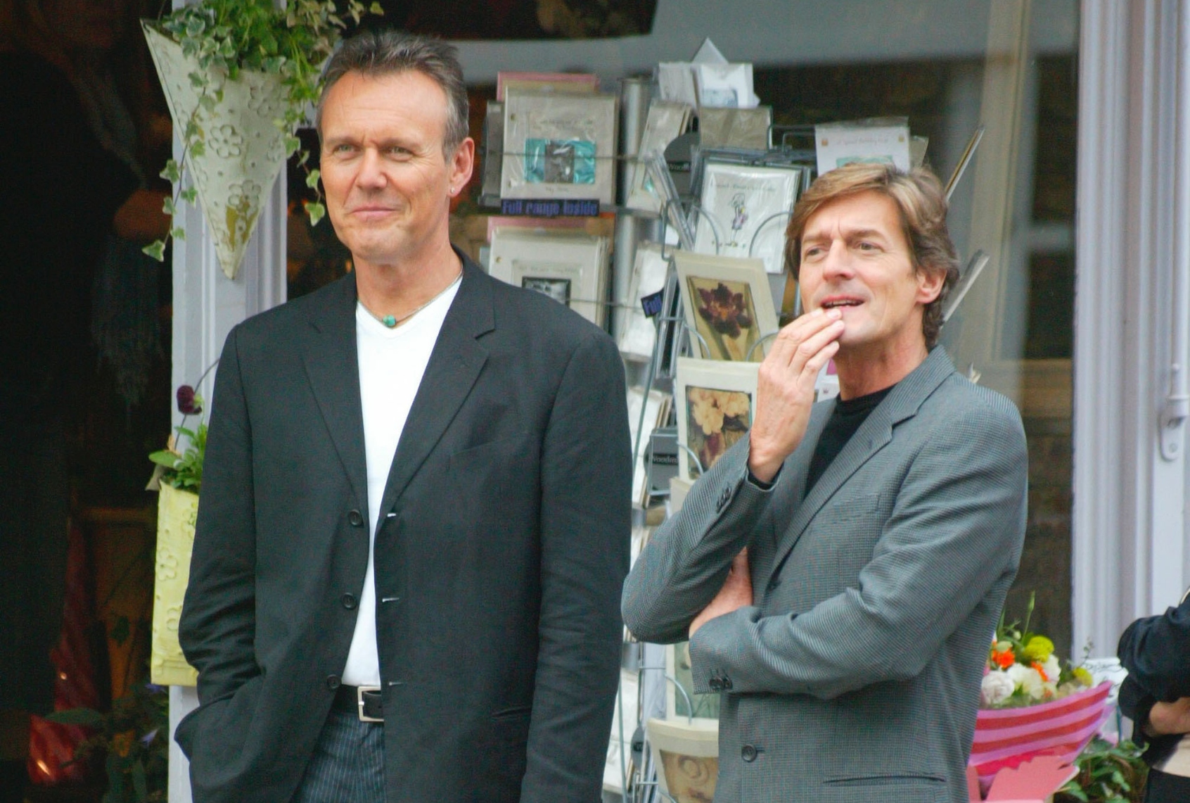 Anthony Head and Nigel Havers in 'Manchild' (Stuart Atkins/Getty Images)