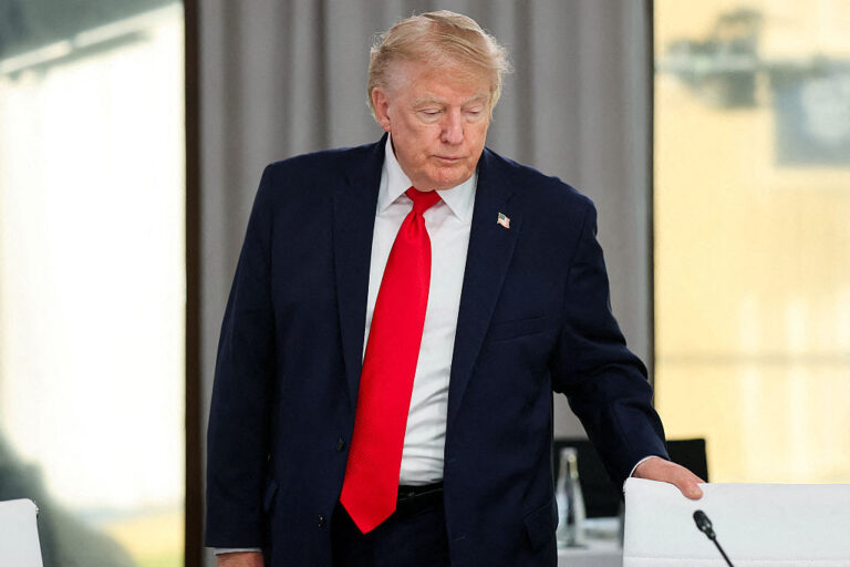 President Trump attends the G7 Summit in France amid talks of a peace deal with Iran and the hurdles of GOP criticisms, low approval ratings and continued fighting between Israel and Hezbollah in Lebanon. (Christian Hartmann / Getty Images)