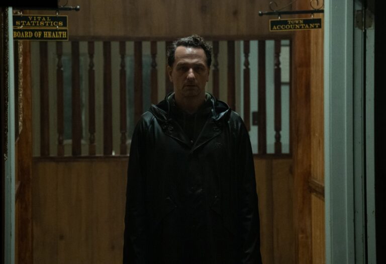 Matthew Rhys at "Widow's Bay." (Apple TV)