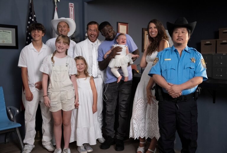 Scott MacArthur and Bobby Lee in "It's Florida, Man" (Photograph by James Clark/HBO)