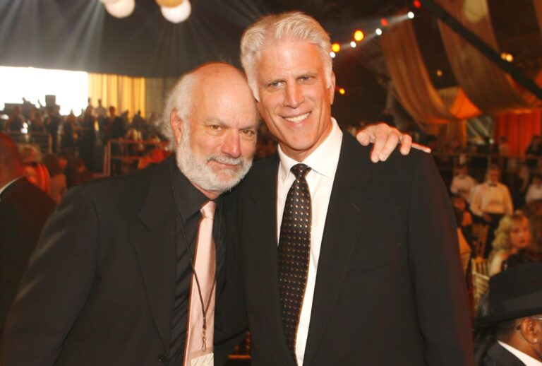 James Burrows and Ted Danson backstage at the 2006 TV Land Awards in Santa Monica, California (Chris Polk / FilmMagic)