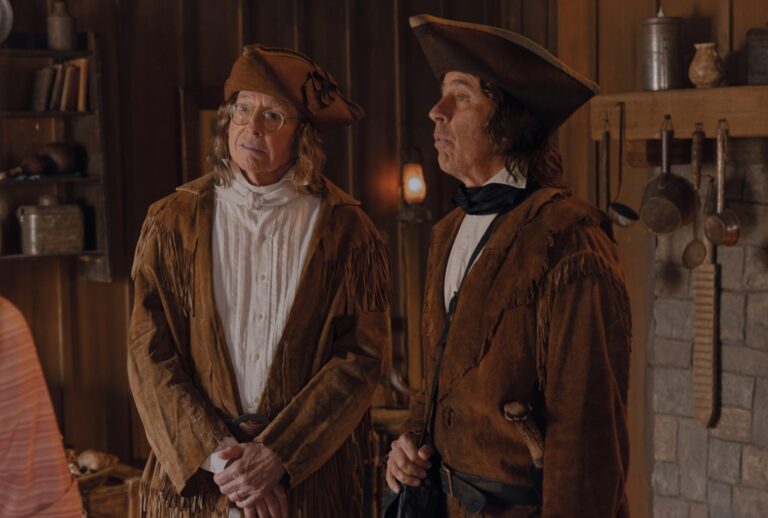 Larry David and Jerry Seinfeld in "Life, Larry, and the Pursuit of Unhappiness" (Photograph by John Johnson/HBO)