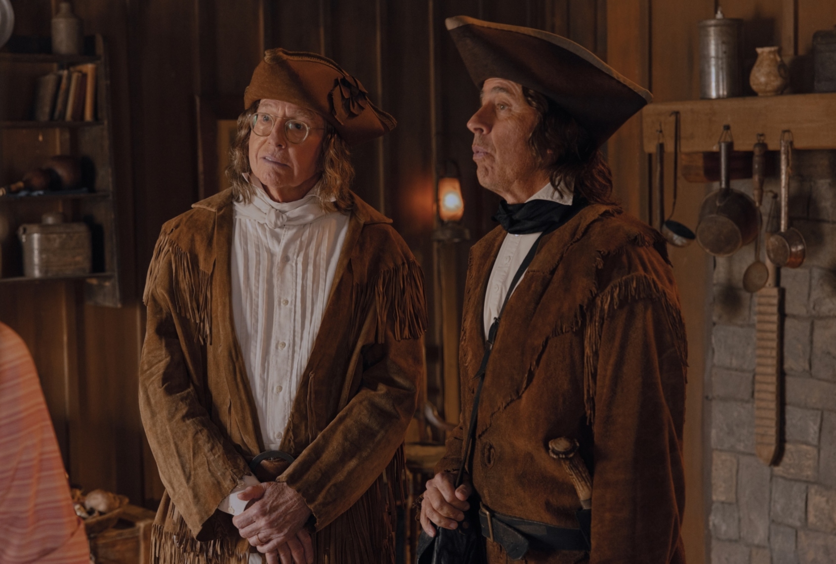 Larry David and Jerry Seinfeld in "Life, Larry, and the Pursuit of Unhappiness" (Photograph by John Johnson/HBO)
