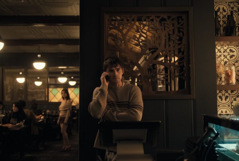 Inde Navarrette as Nikki and Michael Johnston as Bear in "Obsession" (Focus Features)