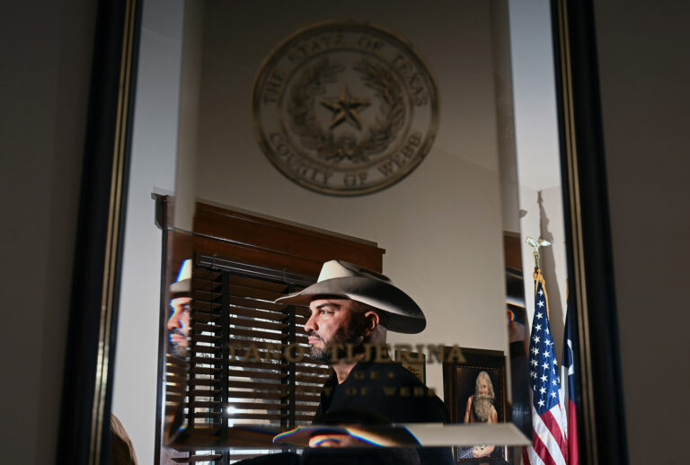 Webb County Judge Tano Tijerina poses for a portrait in his office on Thursday February 20, 2025 in Laredo, TX. (Matt McClain/The Washington Post via Getty Images)