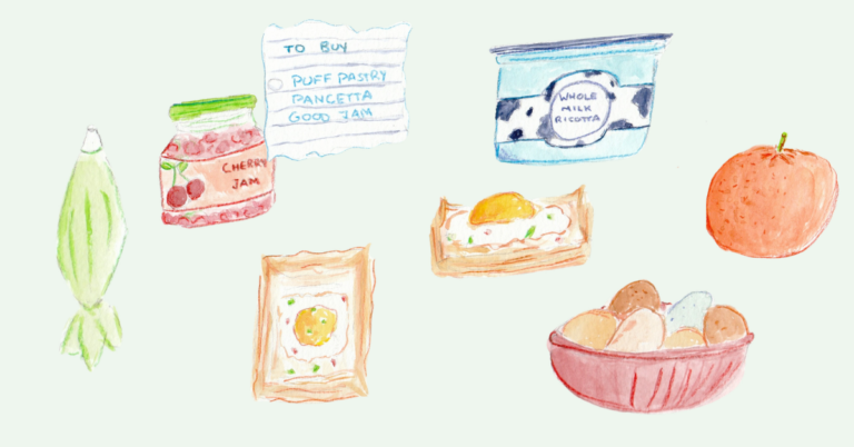 Puff pastry brunch ingredients (Ashlie Stevens )