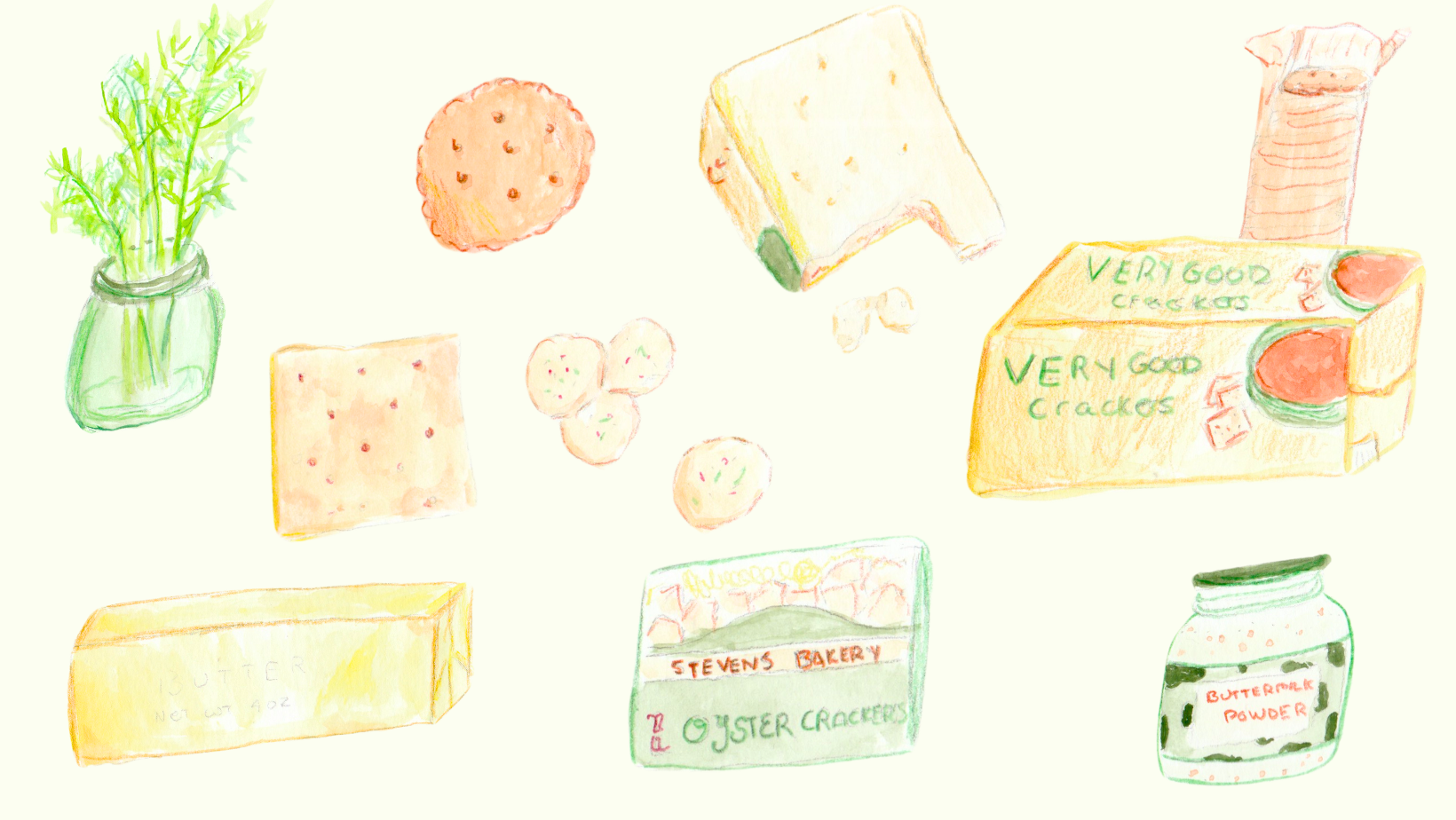 Start the party with crackers
