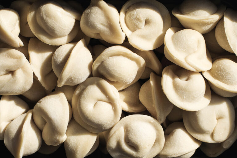 Frozen chicken and vegetable dumplings (Evgeniia Gordeeva / Getty Images)