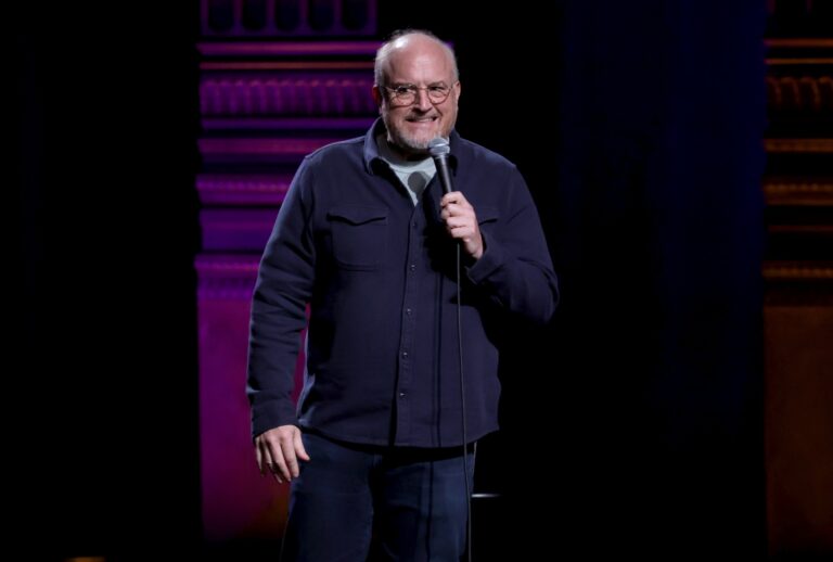 Louis C.K. performs during the 2025 New York Comedy Festival in New York City (Michael Loccisano/Getty Images)