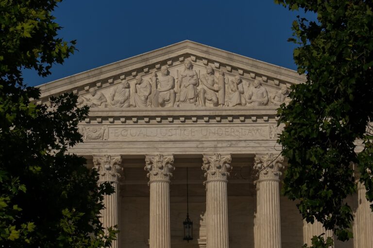 The U.S. Supreme Court building is seen in Washington, D.C., on June 25, 2026. (Photo by Mehmet Eser/Anadolu via Getty Images)