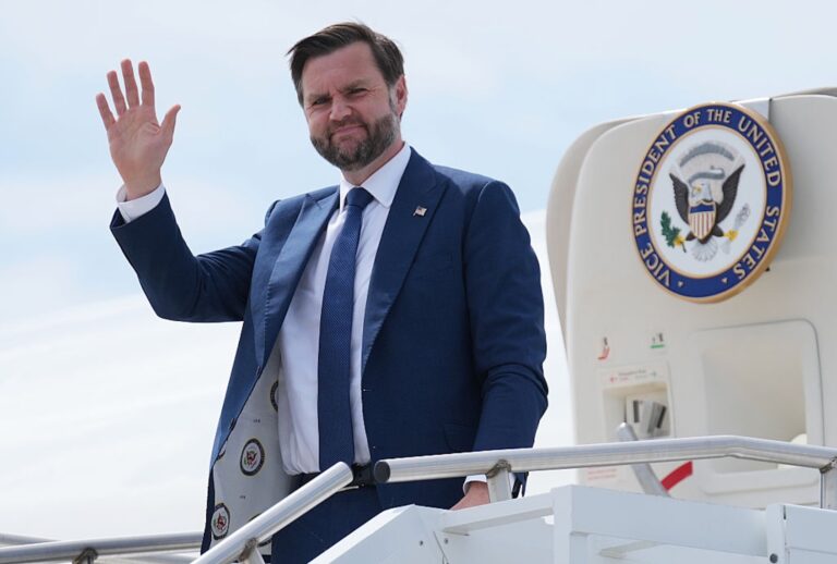 Vice President JD Vance (Mark Schiefelbein-Pool/Getty Images)