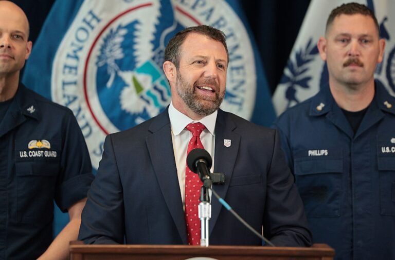 Homeland Security Secretary Markwayne Mullin (Michael M. Santiago/Getty Images)