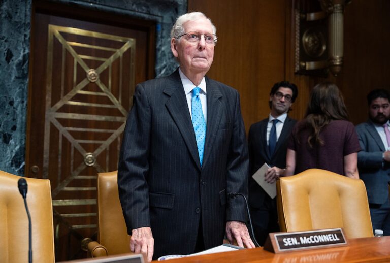 GOP Sen. Mitch McConnell of Kentucky (Tom Williams/CQ-Roll Call, Inc via Getty Images)
