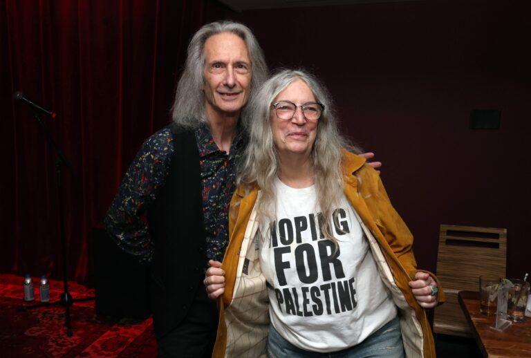Lenny Kaye and Patti Smith (Rob Kim/Getty Images for The Recording Academy)
