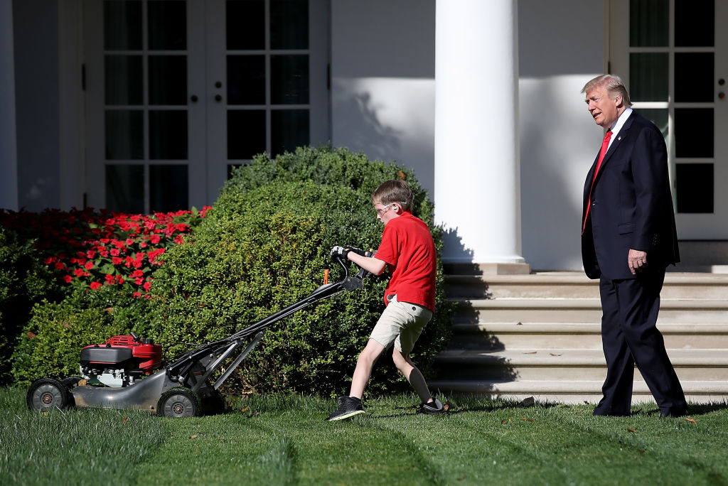 “I’m very good at grass”: Trump assures the U.S. amid his renovation projects