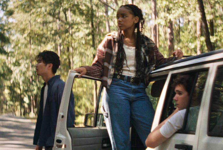 Phinehas Yoon, Akira Jackson and Noah Toth in "It Ends" (Neon)